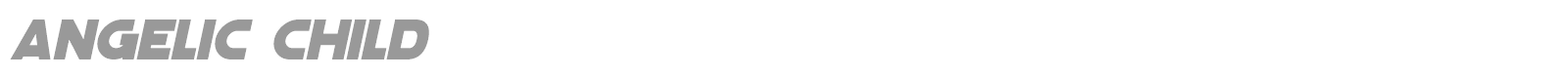 Angelic Child font preview